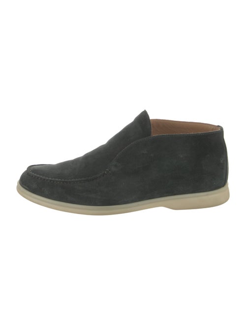 Loro Piana Suede Lace-Up Boots