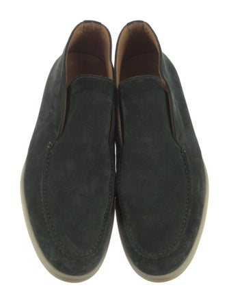 Loro Piana Suede Lace-Up Boots