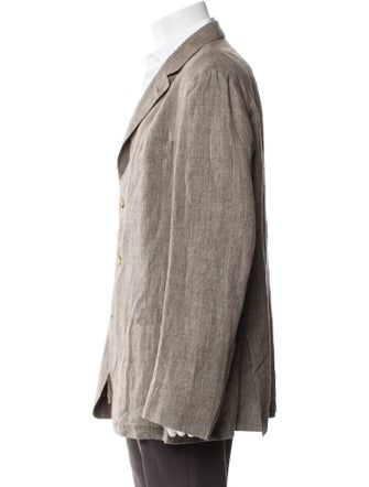 Loro Piana Plaid Print Blazer