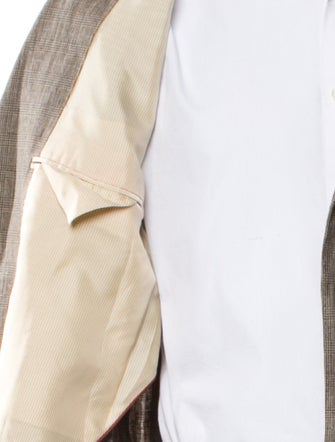 Loro Piana Plaid Print Blazer