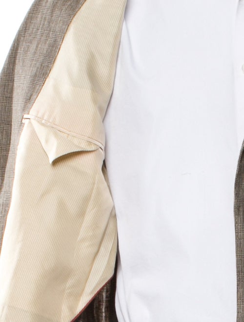 Loro Piana Plaid Print Blazer