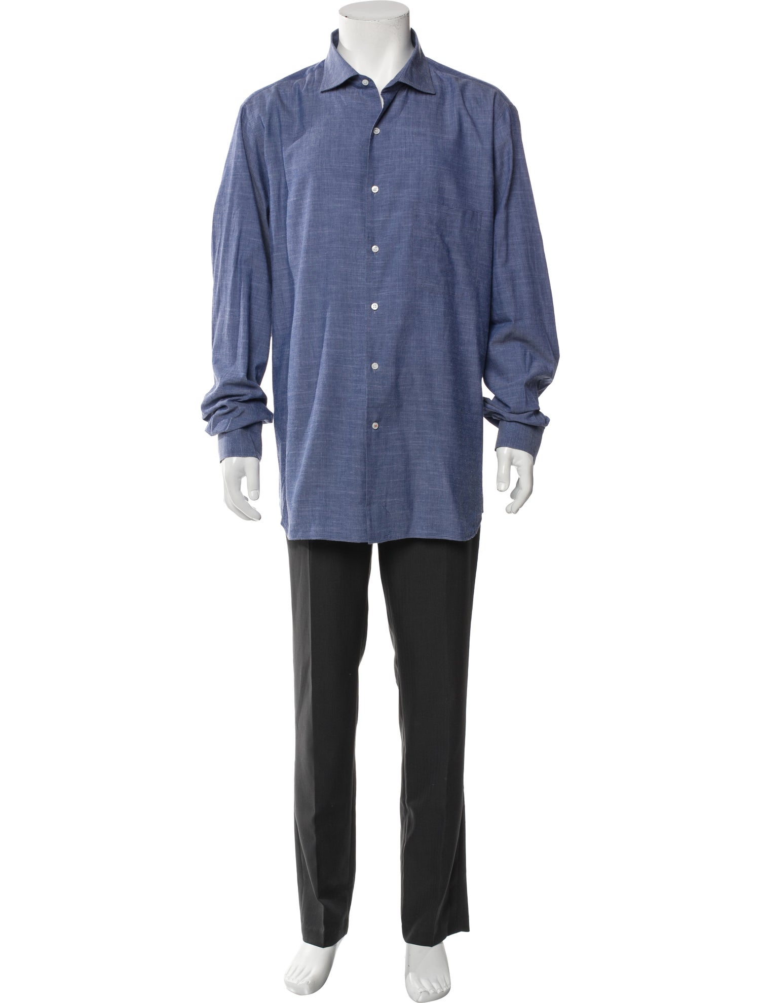 Loro Piana Long Sleeve Dress Shirt