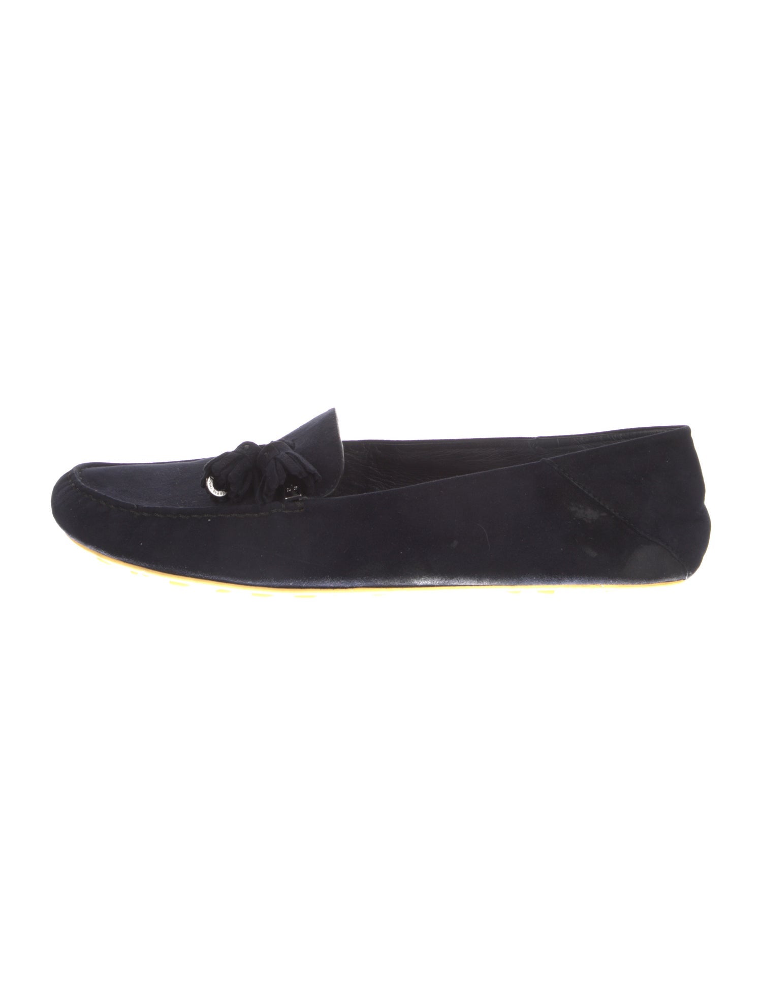 Loro Piana Dot Sole Suede Loafers