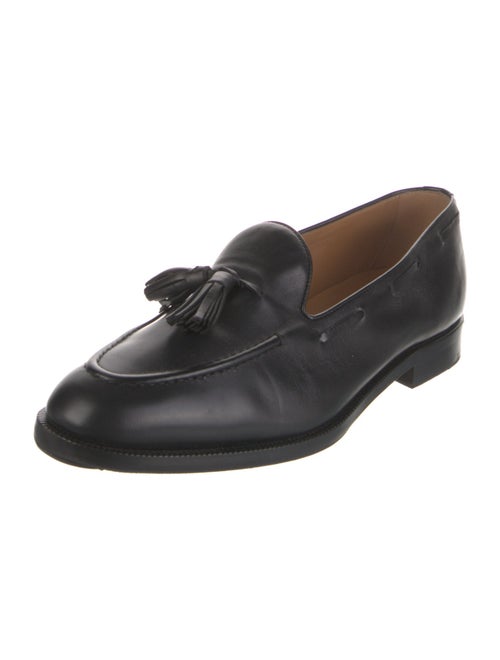 Loro Piana City Walk Leather Dress Loafers