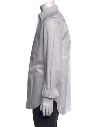 Loro Piana Striped Long Sleeve Dress Shirt