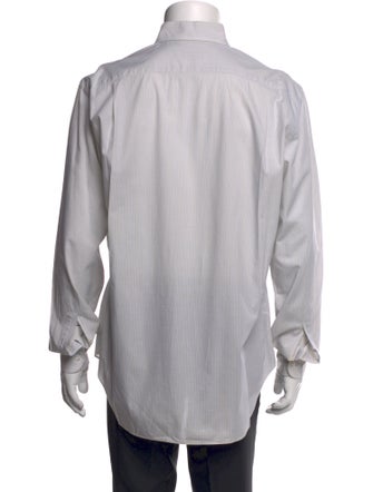Loro Piana Striped Long Sleeve Dress Shirt