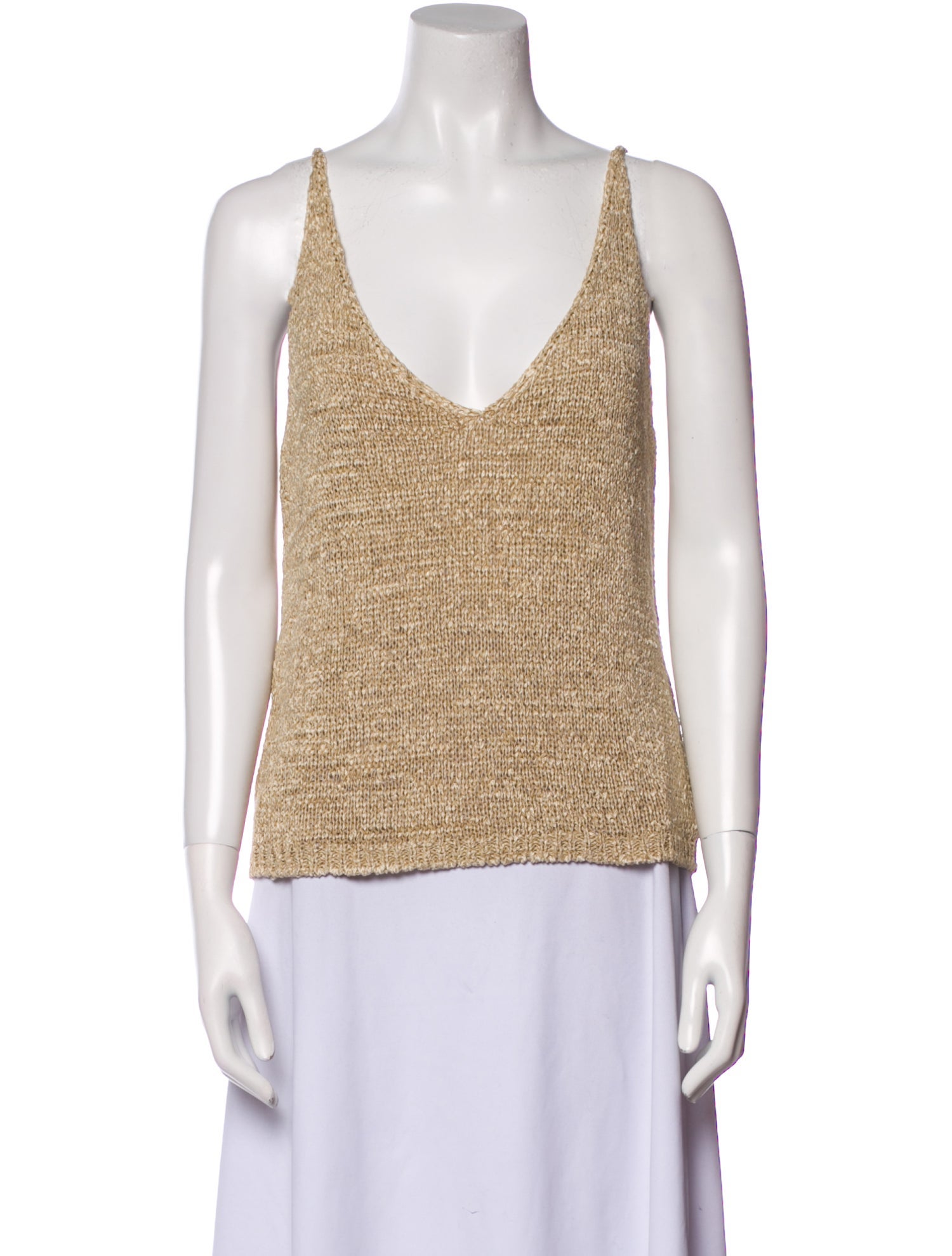 Loro Piana Silk V-Neck Top w/ Tags