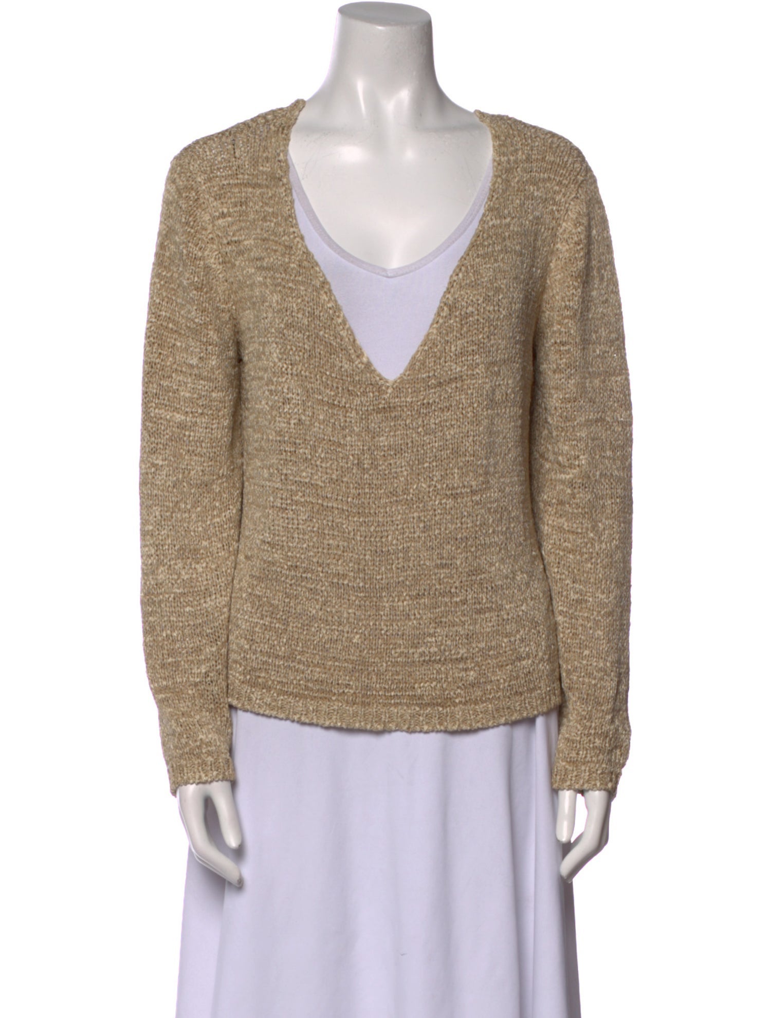 Loro Piana Silk V-Neck Sweater w/ Tags