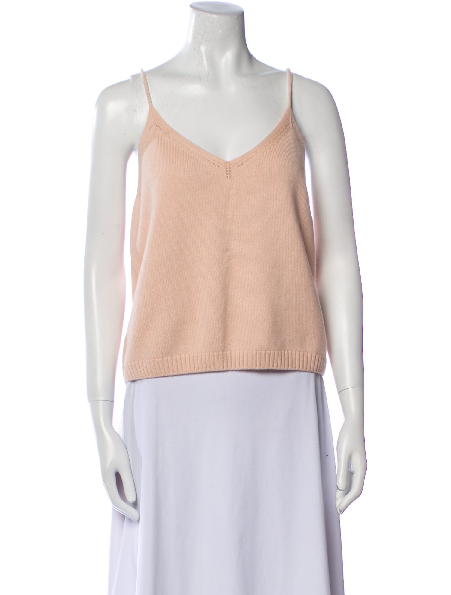 Loro Piana Cashmere Square Neckline Top