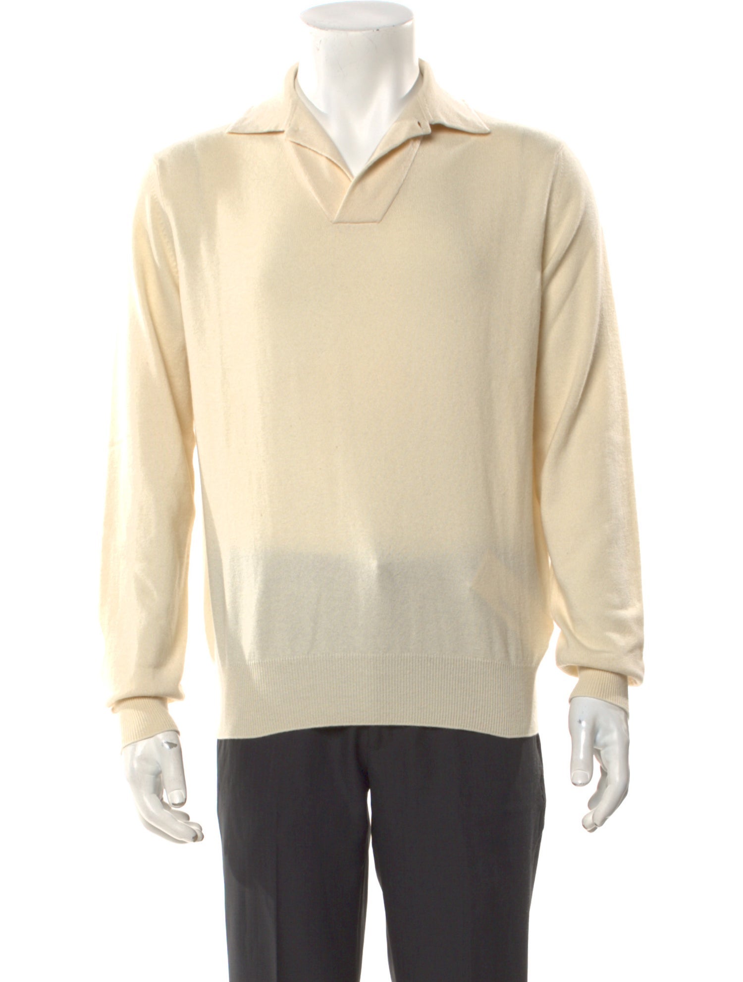 Loro Piana Baby Cashmere Collar Pullover