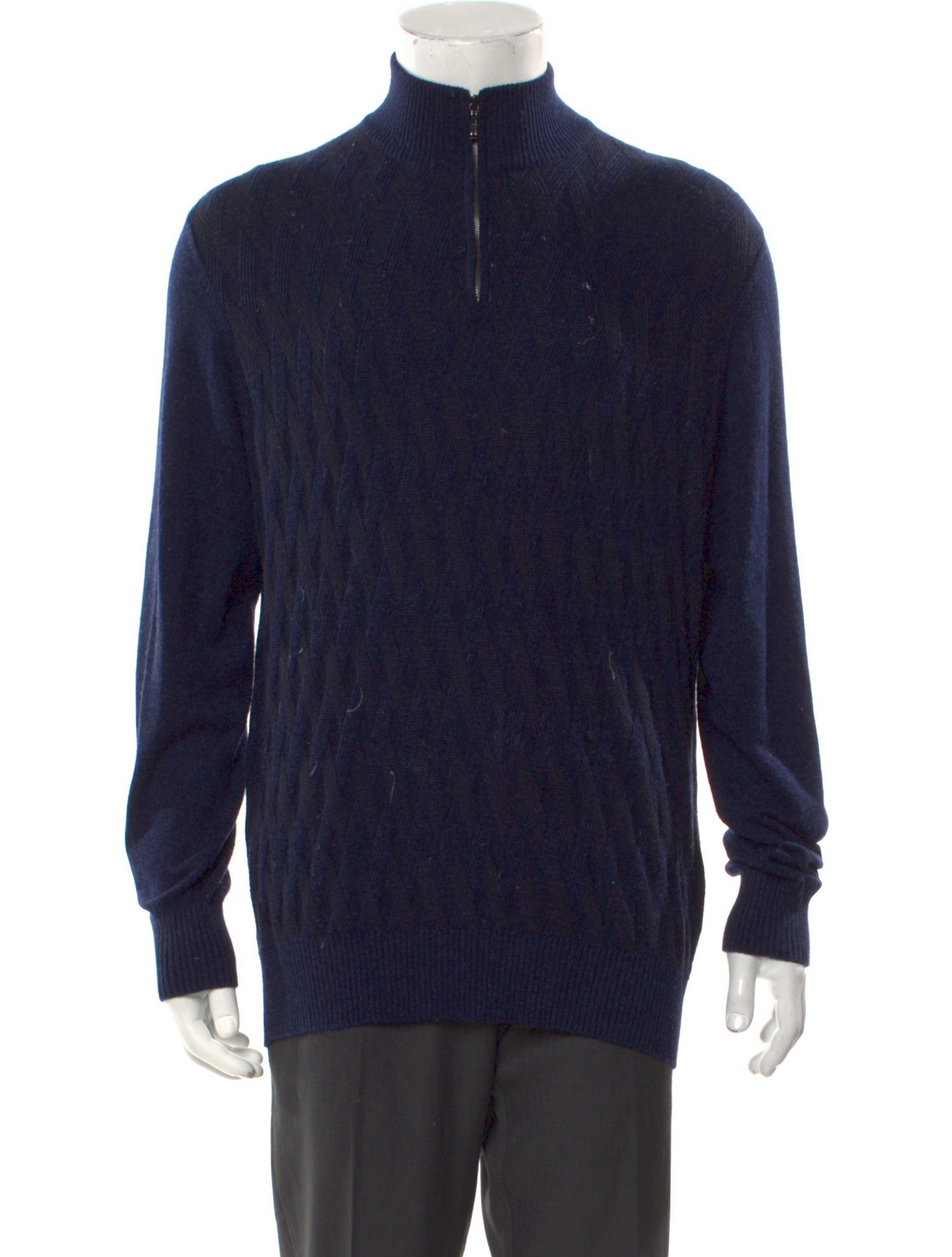 Loro Piana Cashmere Turtleneck Polo Sweater