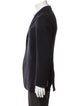 Loro Piana Cashmere Leather Trim Embellishment Blazer