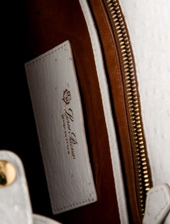 Loro Piana Ostrich Shoulder Bag