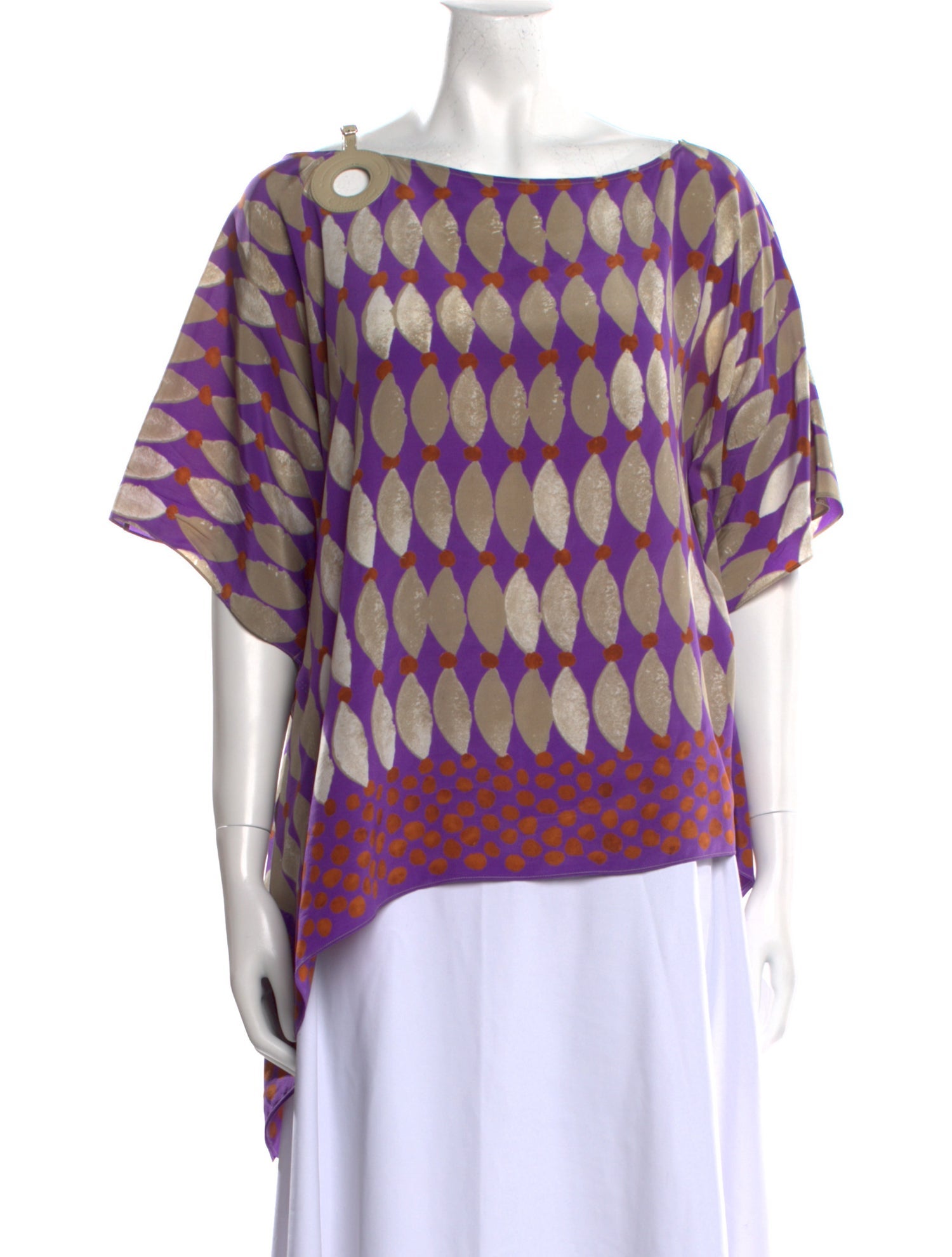 Loro Piana Silk Printed T-Shirt