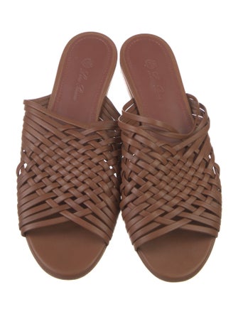 Loro Piana Leather Slides
