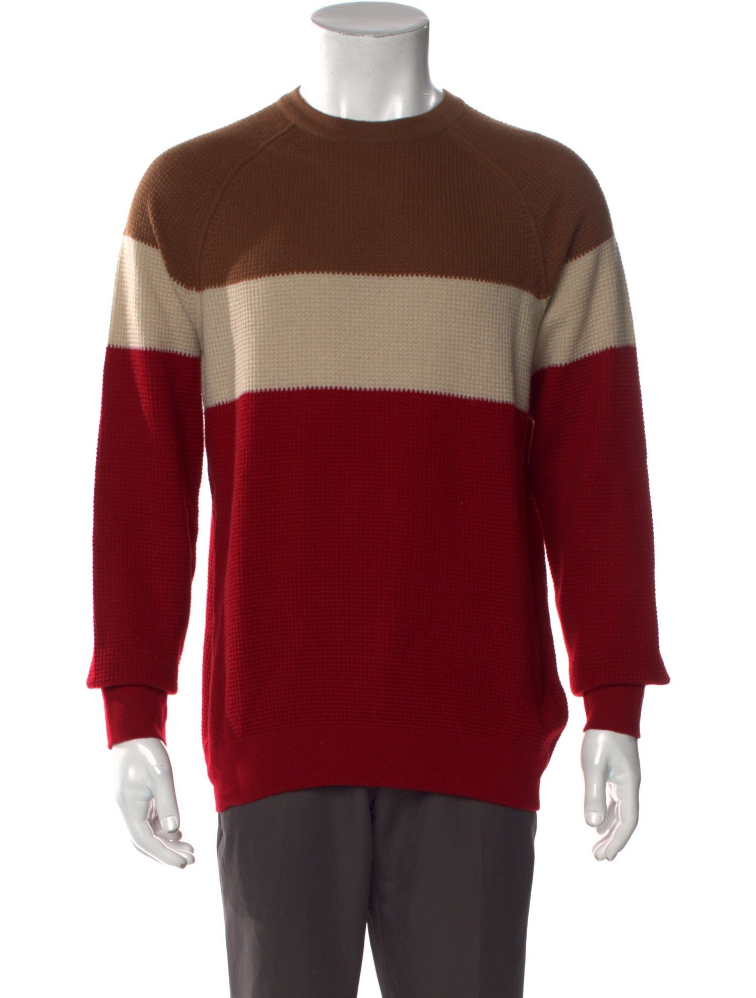 Loro Piana Baby Cashmere Colorblock Pattern Pullover w/ Tags