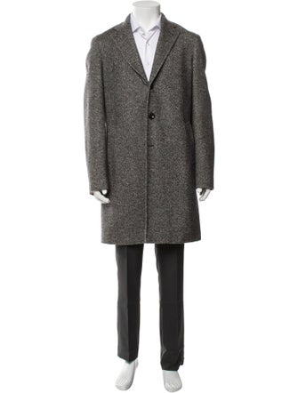 Loro Piana Cashmere Green Storm System Cashmere Overcoat