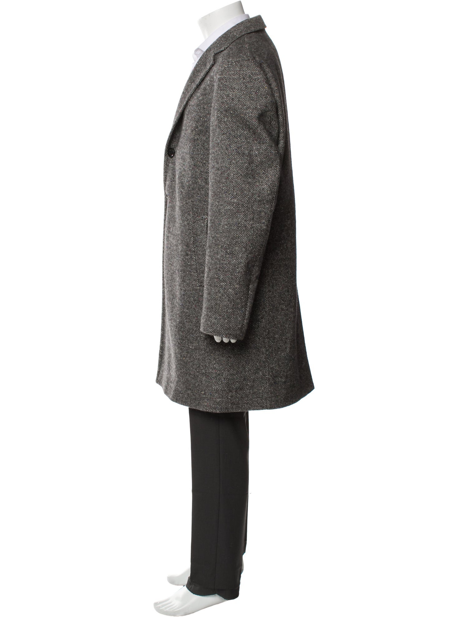 Loro Piana Cashmere Green Storm System Cashmere Overcoat