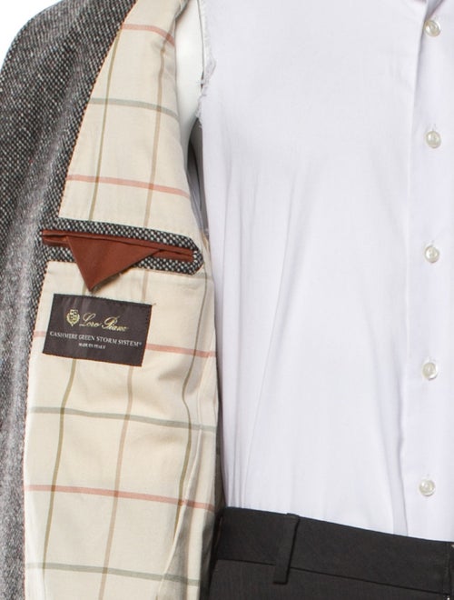 Loro Piana Cashmere Green Storm System Cashmere Overcoat