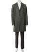 Loro Piana Rain System Tweed Pattern Overcoat