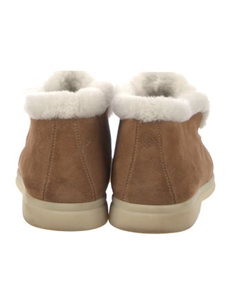 Loro Piana Open Walk Suede Boots