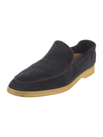 Loro Piana Summer Walk Suede Loafers