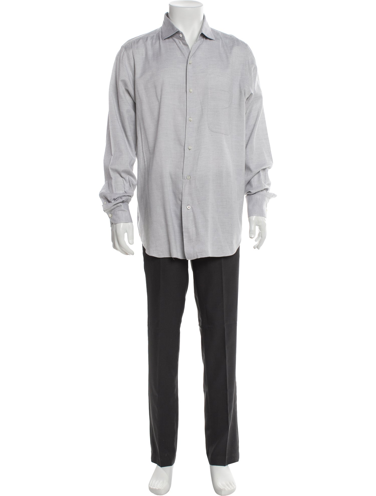 Loro Piana Long Sleeve Dress Shirt