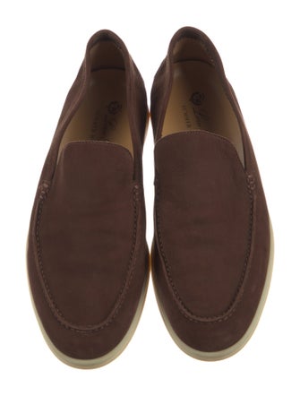 Loro Piana Summer Walk Nubuck Loafers