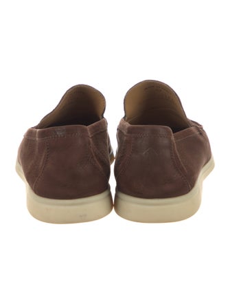 Loro Piana Summer Walk Nubuck Loafers