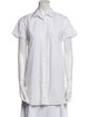 Loro Piana Short Sleeve Button-Up Top