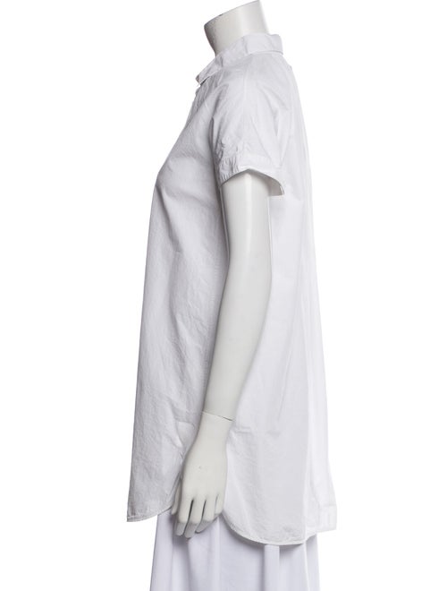 Loro Piana Short Sleeve Button-Up Top