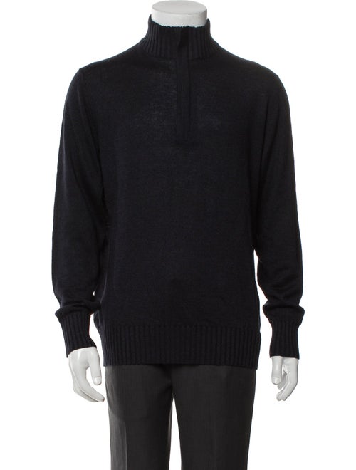 Loro Piana Cashmere Turtleneck Polo Sweater