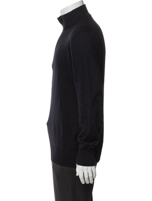 Loro Piana Cashmere Turtleneck Polo Sweater