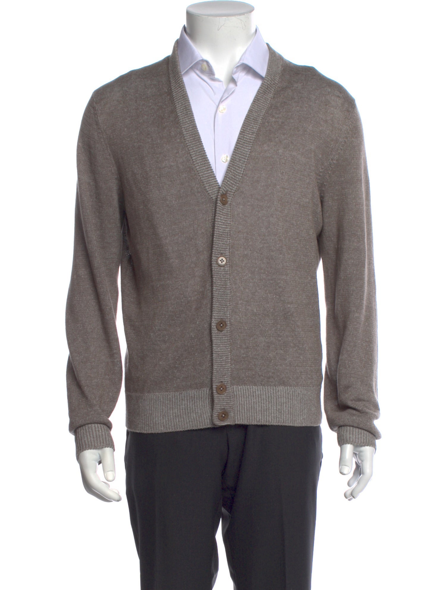Loro Piana Linen V-Neck Cardigan
