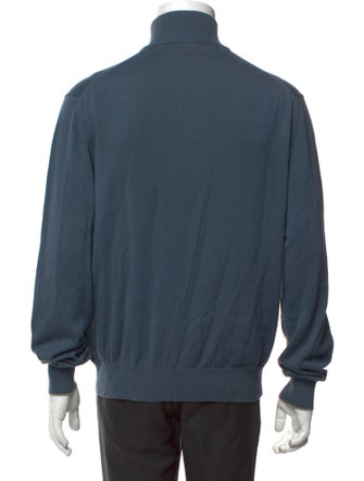 Loro Piana Mock Neck Long Sleeve Sweatshirt