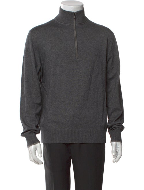 Loro Piana Silk Turtleneck Pullover