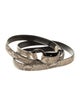 Loro Piana Skinny Snakeskin Belt