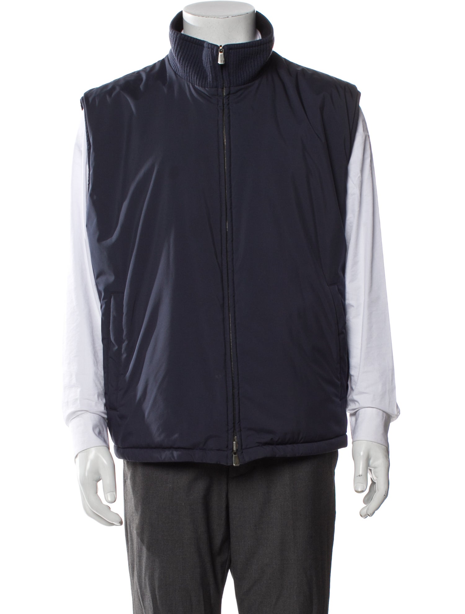 Loro Piana Storm System Reversible Cashmere Vest