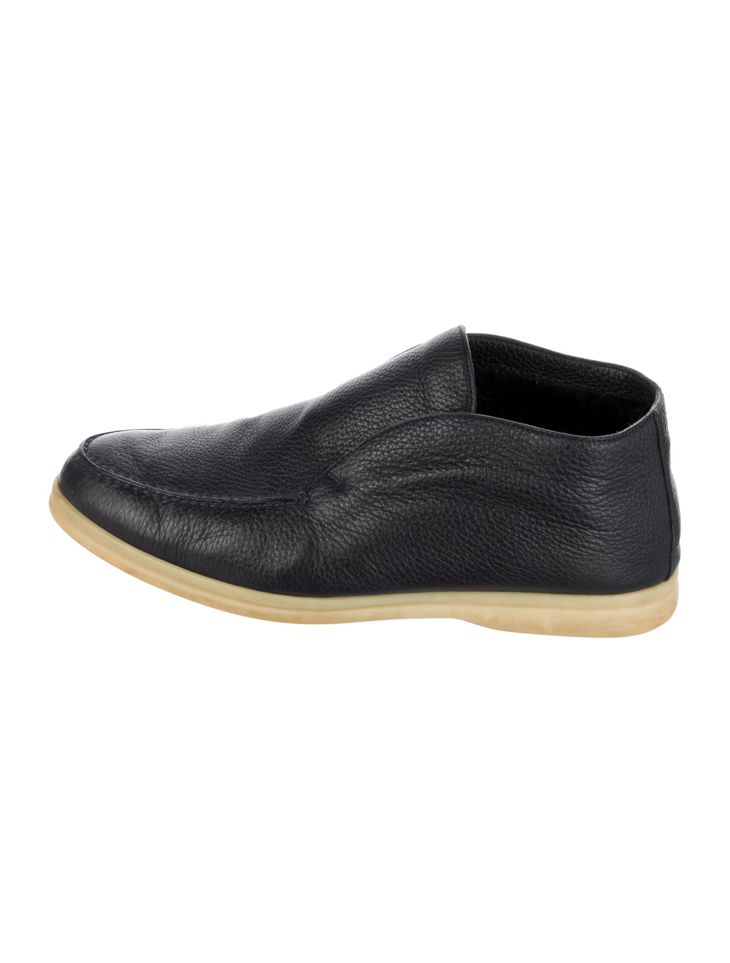 Loro Piana Open Walk Leather Loafers