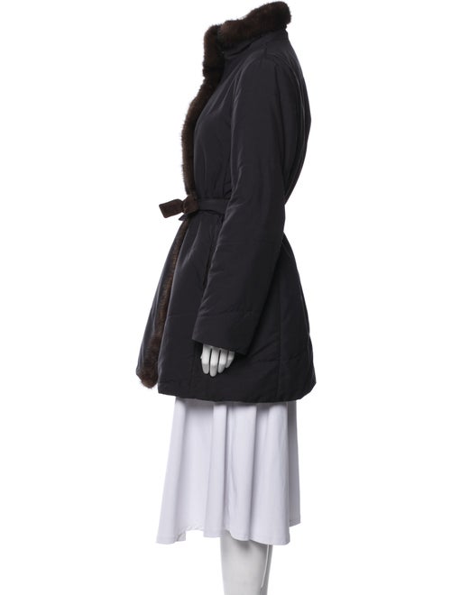 Loro Piana Mink Fur Lined Fur Coat