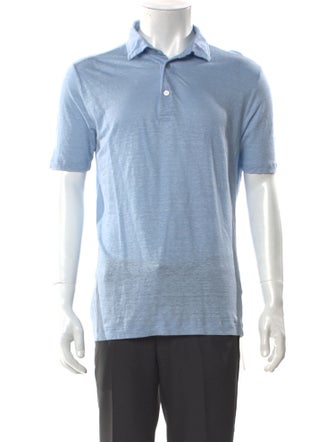 Loro Piana Linen Collar Polo Shirt