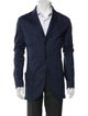 Loro Piana Cashmere Leather Trim Embellishment Blazer