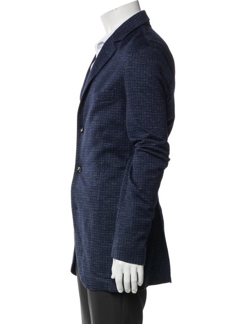 Loro Piana Cashmere Leather Trim Embellishment Blazer