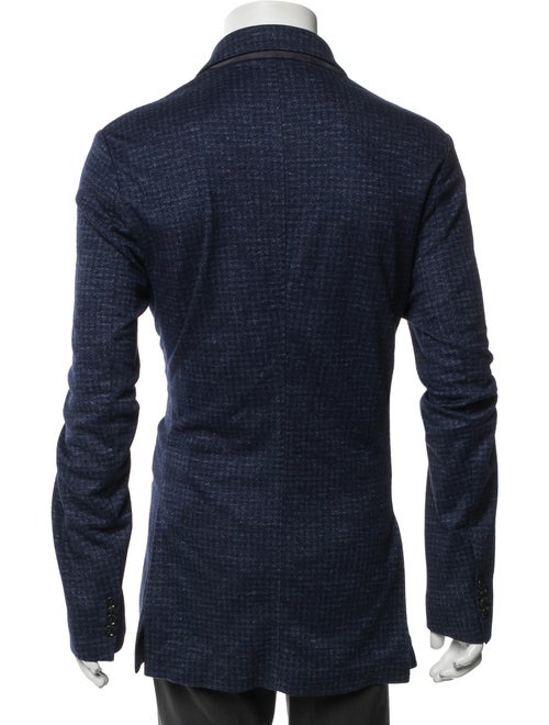 Loro Piana Cashmere Leather Trim Embellishment Blazer