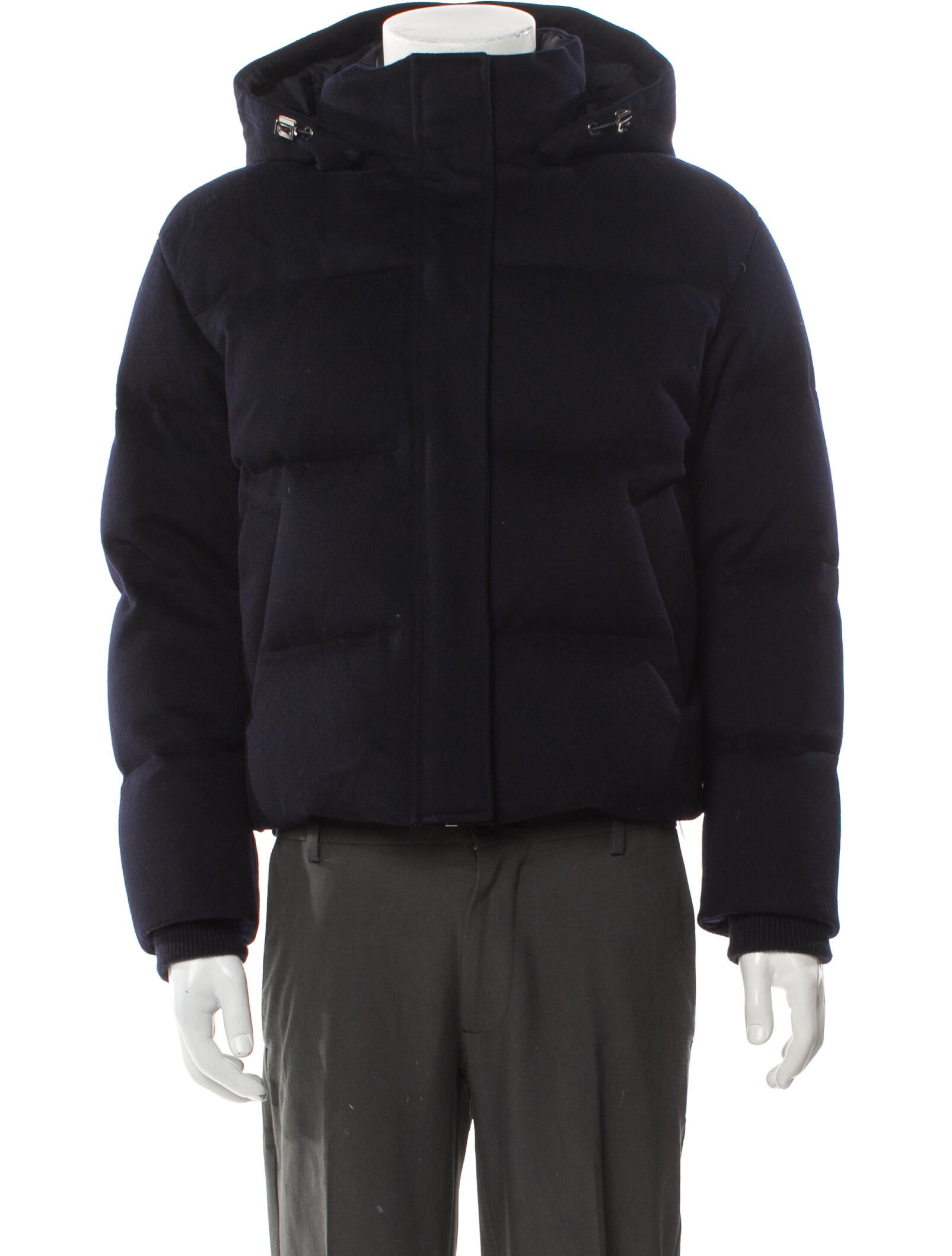 Loro Piana Green Storm System Cashmere Puffer Coat