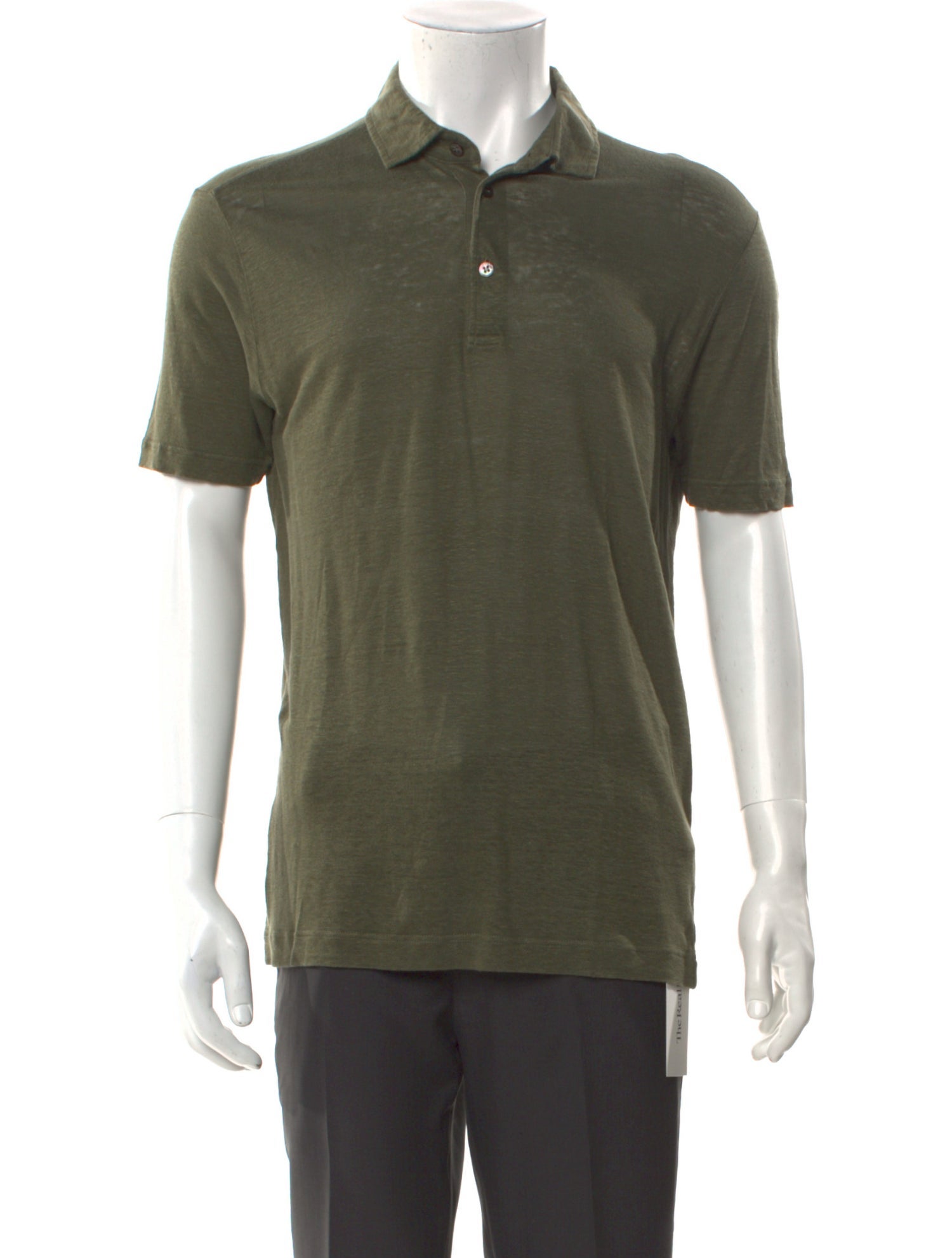 Loro Piana Linen Collar Polo Shirt
