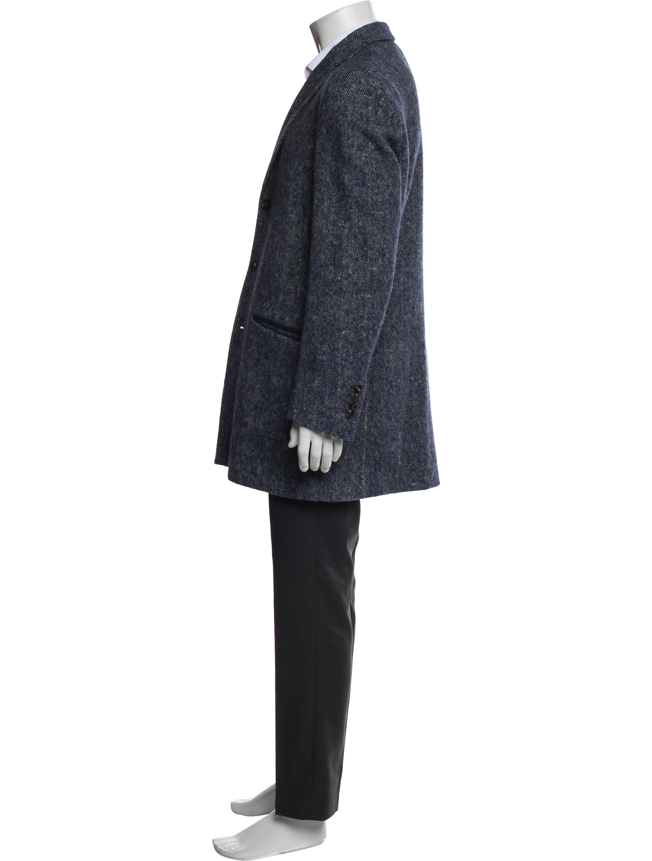 Loro Piana Rain System Virgin Wool Overcoat