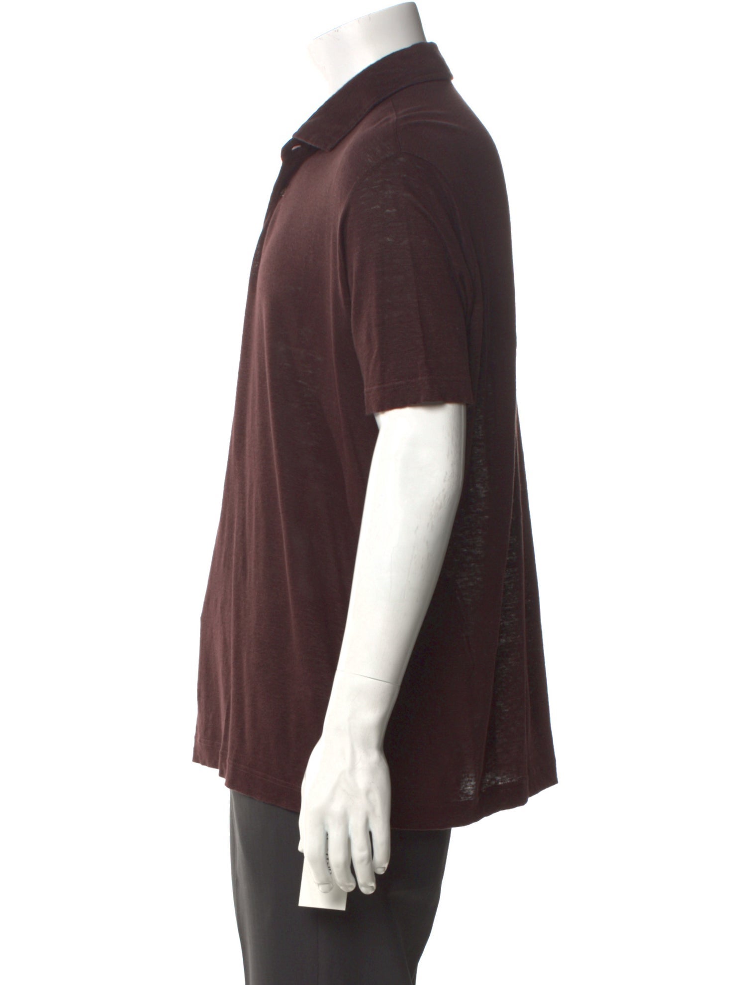 Loro Piana Linen Collar Polo Shirt