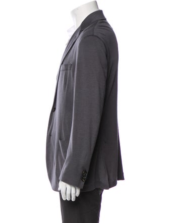 Loro Piana Cashmere Leather Trim Embellishment Blazer