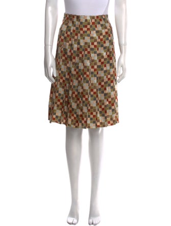 Loro Piana Silk Knee-Length Skirt